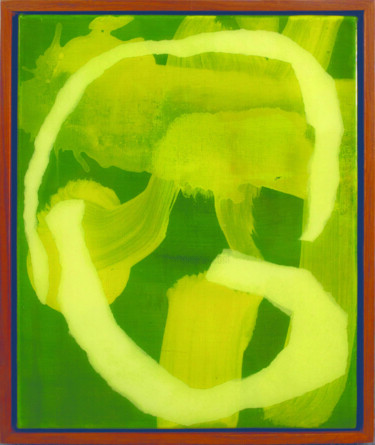 Collages intitolato "Yellow road" da Kitikong Tilokwattanotai, Opera d'arte originale, Acrilico