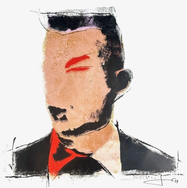 Fotografia intitolato "Masked Man" da Robert Jaso, Opera d'arte originale, Vetro