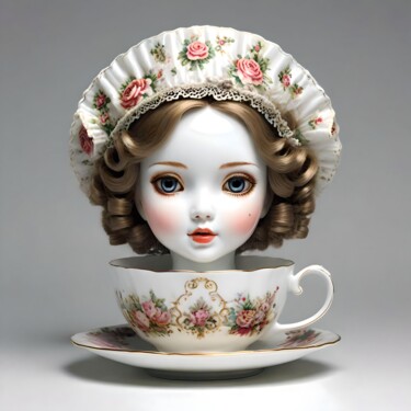 Фотография под названием "La Tasse" - Karine Garelli (Reds Robin), Подлинное произведение искусства, Пластмасса