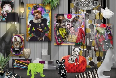 "Gallery" başlıklı Dijital Sanat Karine Garelli (Reds Robin) tarafından, Orijinal sanat, Plastik