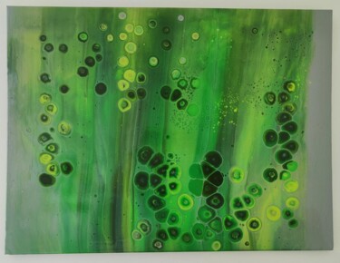 Peinture intitulée "Chlorophyll" par Benjamin  Fould, Œuvre d'art originale, Acrylique