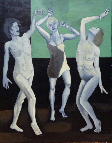 Peinture intitulée "danse" par Guillaume Cord, Œuvre d'art originale, Acrylique