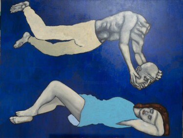 Peinture intitulée "le reve de Salomé" par Guillaume Cord, Œuvre d'art originale, Acrylique