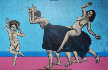 Peinture intitulée "europe" par Guillaume Cord, Œuvre d'art originale, Acrylique