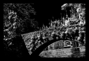 数字艺术 标题为“Bruges, Série 3, H18” 由Danielle Aspis, 原创艺术品, 数字打印