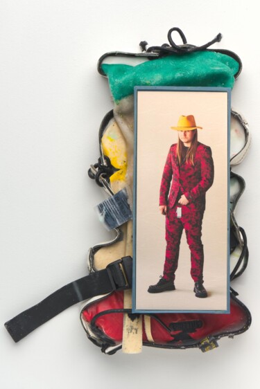 Textile Art titled "Tue, Get the Look!" by Romain Mader, Original Artwork, Digital Print