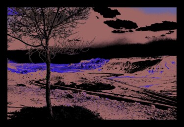 数字艺术 标题为“Mon Arbre, Série 6,…” 由Danielle Aspis, 原创艺术品, 数字打印