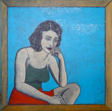 Peinture intitulée "portrait" par Guillaume Cord, Œuvre d'art originale, Acrylique