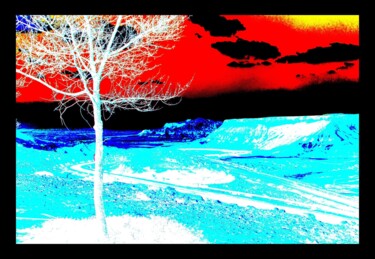 数字艺术 标题为“ Mon Arbre, Série 6…” 由Danielle Aspis, 原创艺术品, 数字打印