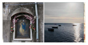 Photography titled "DIPTYQUE SICILE " by Evelyne Chevallier, Original Artwork, Paper