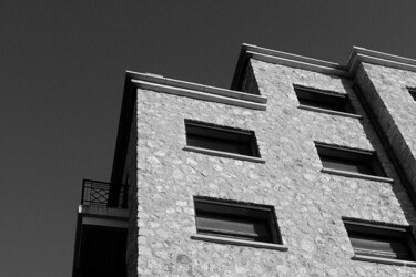 Fotografie mit dem Titel "UN BALCON SUSPENDU…" von Christian Lefevre, Original-Kunstwerk, Aluminium