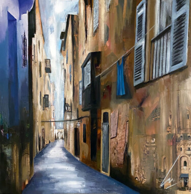 Collages titled "Le petit passage" by Nathalie Lemaitre, Original Artwork, Collages
