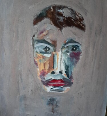 Peinture intitulée "Trogne N°3" par Jean Marc Bramy, Œuvre d'art originale, Acrylique