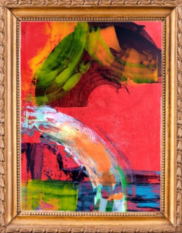 제목이 "LLORY CZARNECKA art…"인 콜라주 Llory Czarnecka로, 원작, 아크릴