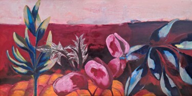 Collages intitulée "Nocturnes 1 " par Delphine Epron, Œuvre d'art originale, Acrylique