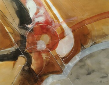 제목이 " Accents"인 그림 Rodin Sotolongo Zapata로, 원작, 잉크