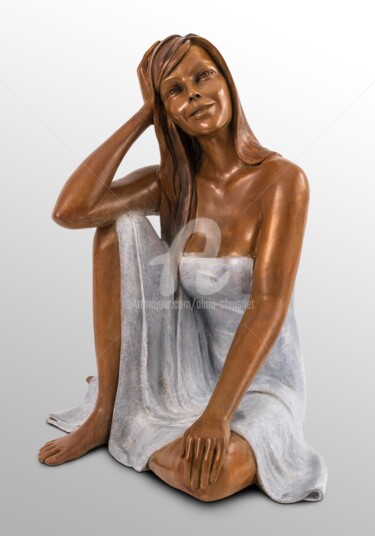 Sculpture titled "- Léa -" by Alain Choisnet, Original Artwork, Bronze