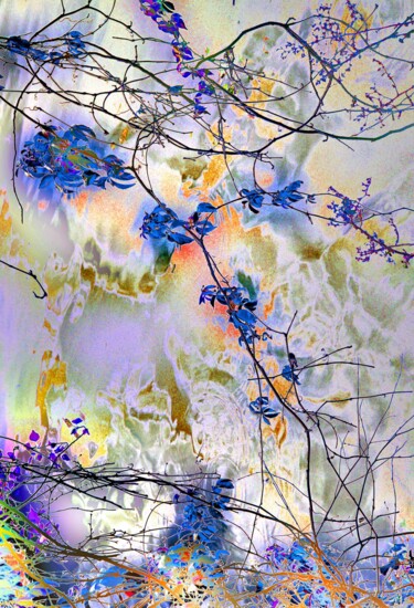 Digital Arts titled "Les Couloirs du tem…" by Michel Guillaumeau, Original Artwork, Paper