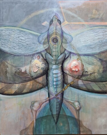 Pittura intitolato "Metamorph" da Stefani Ruprecht, Opera d'arte originale, Acrilico