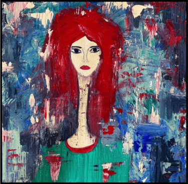 Peinture intitulée "MISS POP" par Isabelle Taieb Nicolaï, Œuvre d'art originale, Acrylique