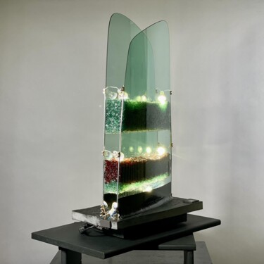 Sculpture titled "PORTANCE" by Philippe Fares, Original Artwork, Resin