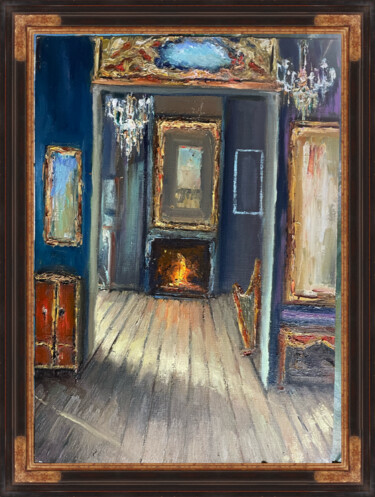 Peinture intitulée "baroque" par Nicolas Dupuy, Œuvre d'art originale, Huile
