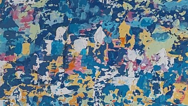 Peinture intitulée "Chez  moi..." par Eve Paradowski, Œuvre d'art originale, Acrylique Monté sur Châssis en bois