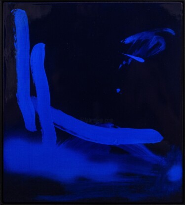 「Blue Corner」というタイトルの絵画 Kitikong Tilokwattanotaiによって, オリジナルのアートワーク, アクリル