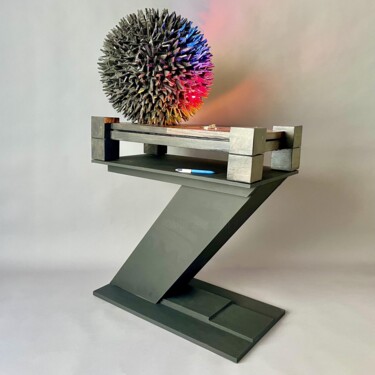 Sculpture intitulée "AUTOUR DU MONDE " par Philippe Fares, Œuvre d'art originale, Ciment