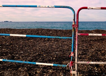 Printmaking titled "No Access" by Christian Lefevre, Original Artwork, Aluminium