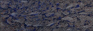 Peinture intitulée "Multivalences 1" par Alain Blondel, Œuvre d'art originale, Huile