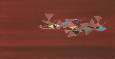 Peinture intitulée "Symbiotiks 1" par Alain Blondel, Œuvre d'art originale, Huile