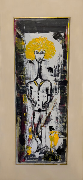 Peinture intitulée "JUST A LEGEND " par Isabelle Taieb Nicolaï, Œuvre d'art originale, Acrylique
