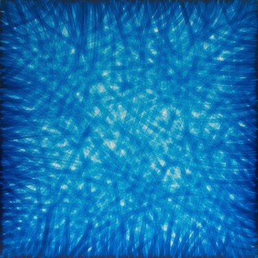 绘画 标题为“Lines of Meditation…” 由Jiratchaya Pripwai, 原创艺术品, 丙烯 安装在木质担架架上