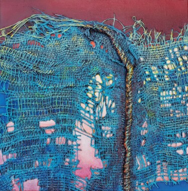 Collages titled "Demeure le matin" by Jean-Roch Klethi, Original Artwork, Acrylic