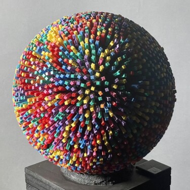 "POLYCHROME " başlıklı Heykel Philippe Fares tarafından, Orijinal sanat, Akrilik
