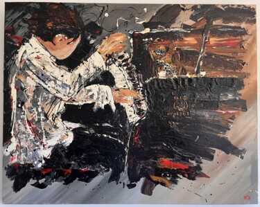 "Le pianiste" başlıklı Tablo Bdv tarafından, Orijinal sanat, Akrilik