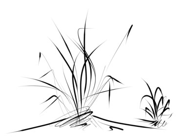 「Silent Reeds」というタイトルの絵画 Кирилл Федосов (Nexus)によって, オリジナルのアートワーク