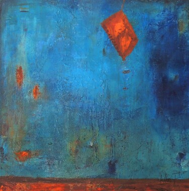 Pintura titulada "A BLUE FEELING" por Eleni Pappa Tsantilis, Obra de arte original, Acrílico