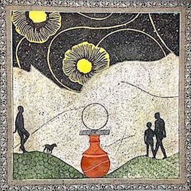 Картина под названием "ADSUM 90 x 90 cm  -…" - G A R T N E R, Подлинное произведение искусства, Акрил