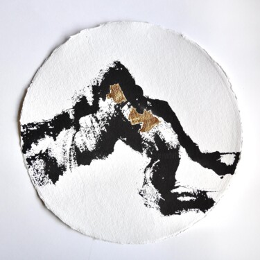 Disegno intitolato "Bulles éléments : M…" da Cécile White, Opera d'arte originale, Inchiostro