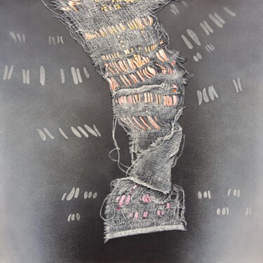 Collages titulada "Try to move" por Jean-Roch Klethi, Obra de arte original, Acrílico