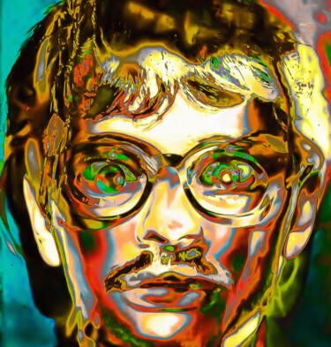 Digital Arts titled "SELF PORTRAIT OF AN…" by Hfb, Original Artwork, Paper