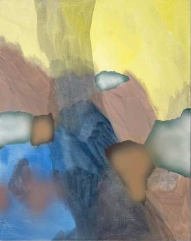 Malerei mit dem Titel "Sablé" von Clara Claus, Original-Kunstwerk, Acryl Auf Keilrahmen aus Holz montiert
