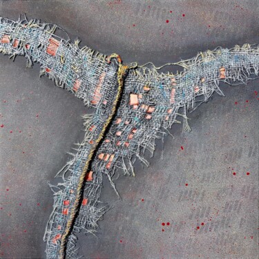 Collages titled "5.icarus" by Jean-Roch Klethi, Original Artwork, Acrylic