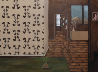 绘画 标题为“Sans titre” 由Lucie Postel, 原创艺术品, 木