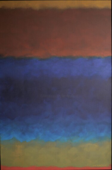 Peinture intitulée "VIBRATIONS SOURDES" par Luc Hautbout, Œuvre d'art originale, Acrylique
