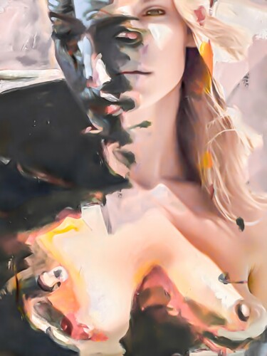 Fotografia intitolato "GAME GIRL" da Hfb, Opera d'arte originale, Carta