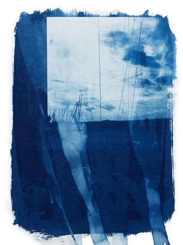 Drawing titled "lakeland n°4" by Eva-Maria Raab, Original Artwork, Analog photography
