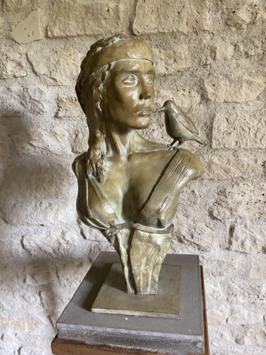 Sculpture titled "Circé et Picus " by Jean Gabriel Mondié, Original Artwork, Bronze